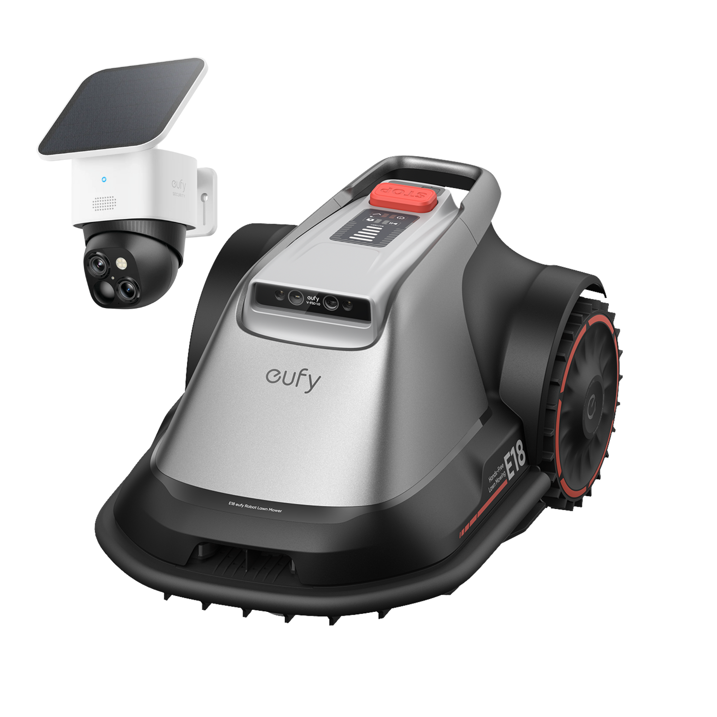 eufy Robot Lawn Mower E18 + SoloCam S340