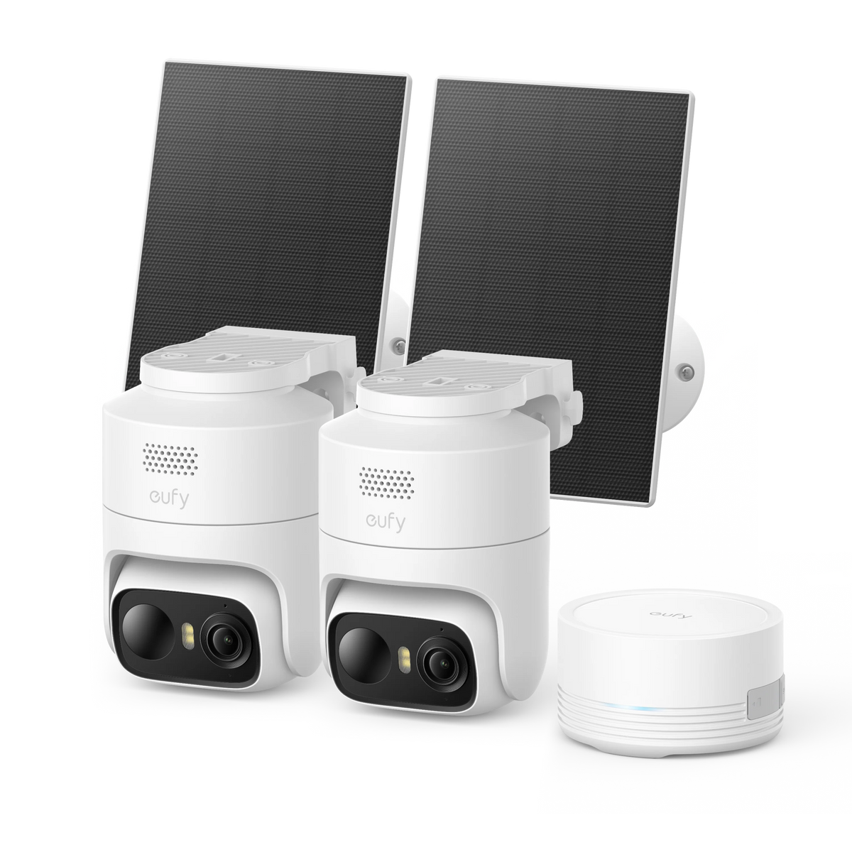 eufyCam C37 2K (2 Pack) + Homebase Mini + Solar Panel*2